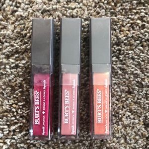 Burt’s Bees 3 tubes of liquid lipstick